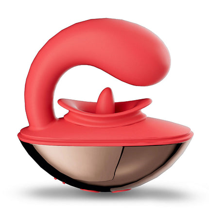 Intoyou - Rondy - Likkende Clitoris Vibrator - Met App Control - Rood-Erotiekvoordeel.nl