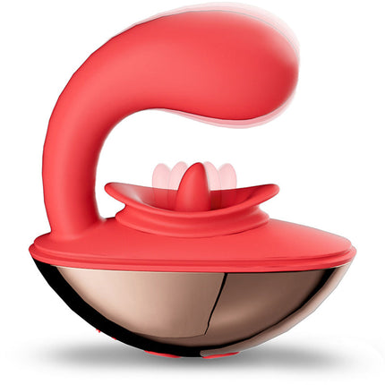 Intoyou - Rondy - Likkende Clitoris Vibrator - Met App Control - Rood-Erotiekvoordeel.nl
