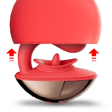 Intoyou - Rondy - Likkende Clitoris Vibrator - Met App Control - Rood-Erotiekvoordeel.nl
