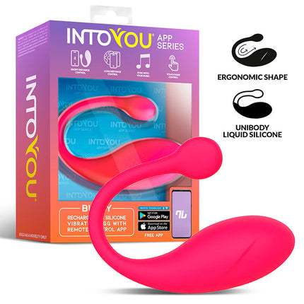 Intoyou - Bulby - Vibrerend Ei met App - Diep Roze-Erotiekvoordeel.nl