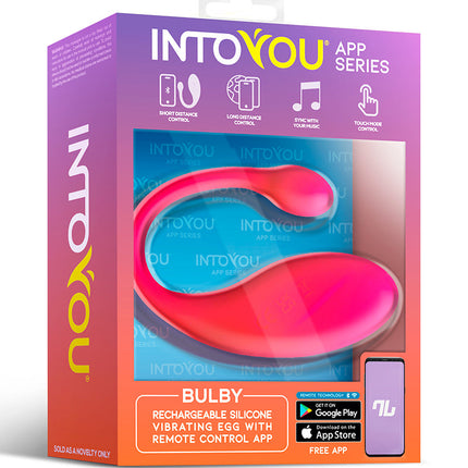 Intoyou - Bulby - Vibrerend Ei met App - Diep Roze-Erotiekvoordeel.nl