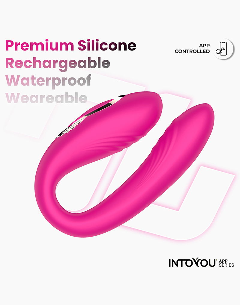 IY - Couty - Speeltje voor koppels 360° Oscilatie, App Bediend - Roze-Erotiekvoordeel.nl