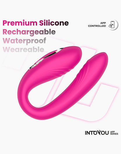 IY - Couty - Speeltje voor koppels 360° Oscilatie, App Bediend - Roze-Erotiekvoordeel.nl