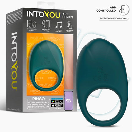 IY - Ringo - Vibrator Ring, App-gestuurd - Groen-Erotiekvoordeel.nl