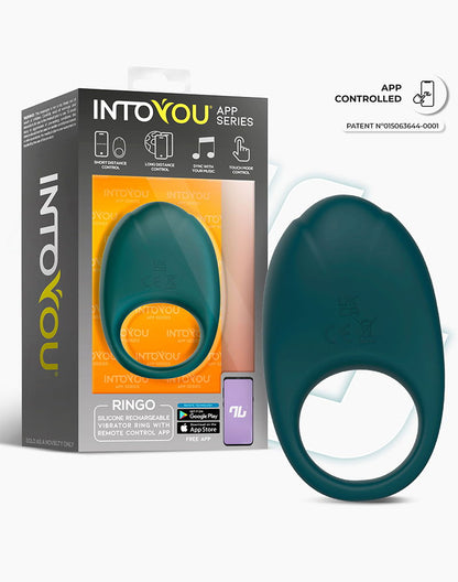 IY - Ringo - Vibrator Ring, App-gestuurd - Groen-Erotiekvoordeel.nl