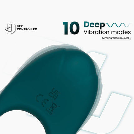 IY - Ringo - Vibrator Ring, App-gestuurd - Groen-Erotiekvoordeel.nl