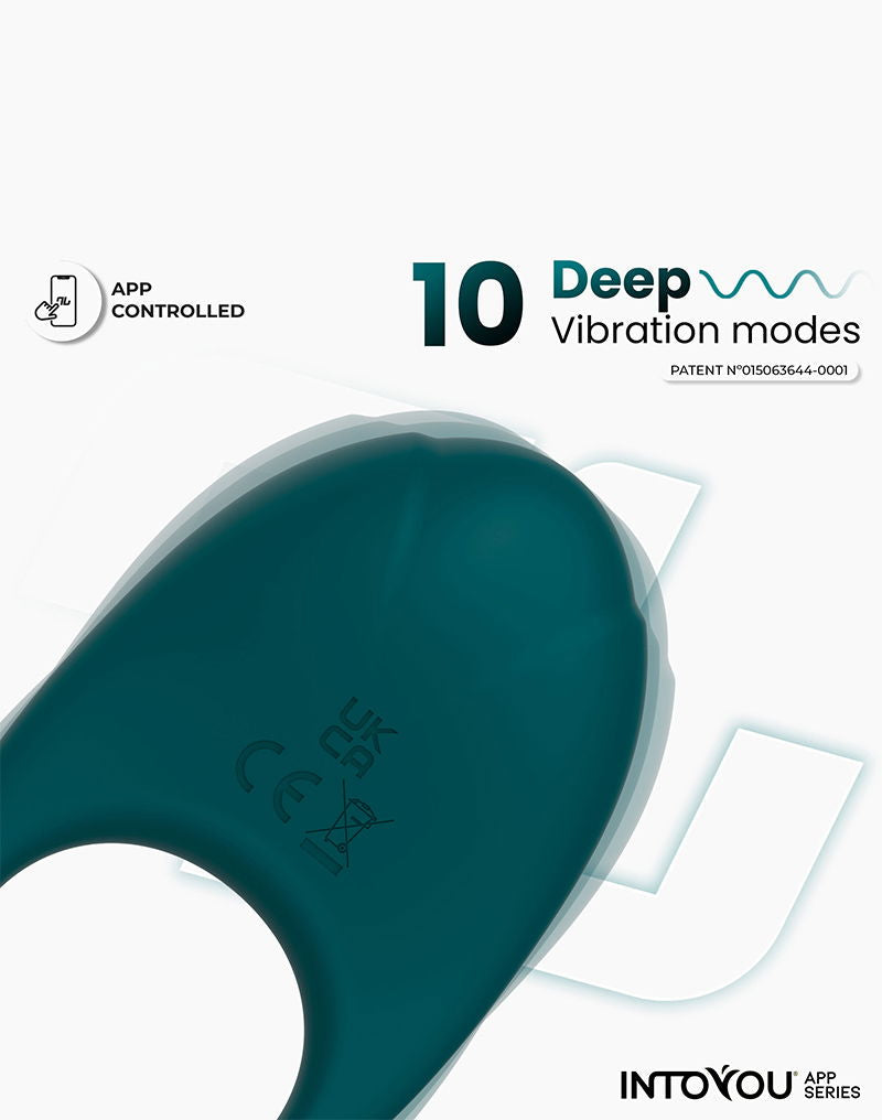 IY - Ringo - Vibrator Ring, App-gestuurd - Groen-Erotiekvoordeel.nl