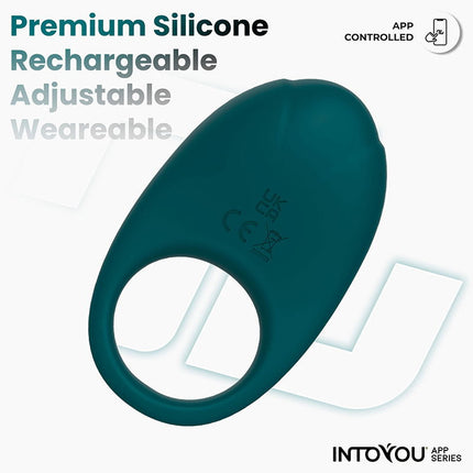 IY - Ringo - Vibrator Ring, App-gestuurd - Groen-Erotiekvoordeel.nl