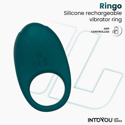 IY - Ringo - Vibrator Ring, App-gestuurd - Groen-Erotiekvoordeel.nl