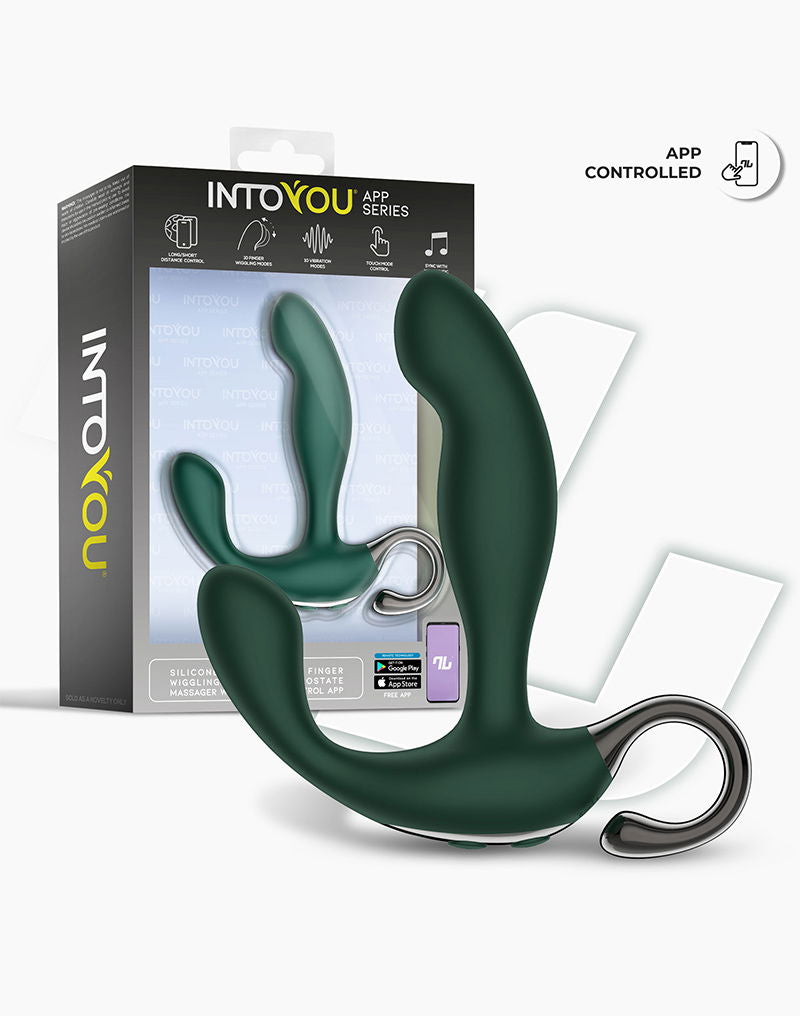 IY - Greeny Prostaatmassager met Wiggling Tip & App bediening – Groen-Erotiekvoordeel.nl