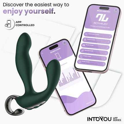 IY - Greeny Prostaatmassager met Wiggling Tip & App bediening – Groen-Erotiekvoordeel.nl