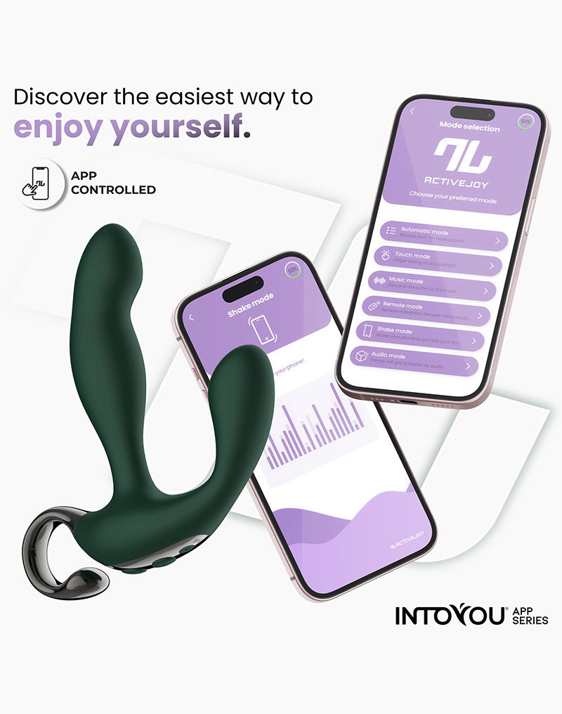 IY - Greeny Prostaatmassager met Wiggling Tip & App bediening – Groen-Erotiekvoordeel.nl