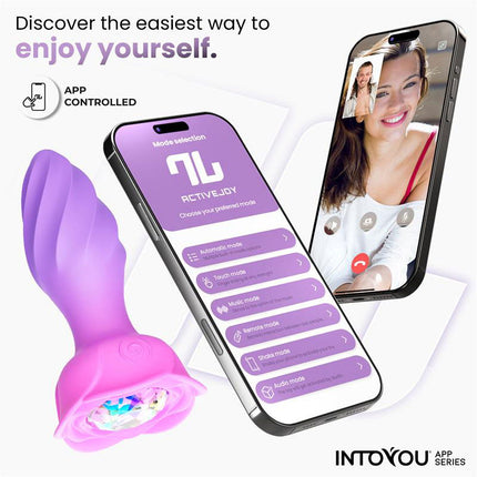 IY Moxy - Buttplug 360º Roterende Buttplug - App Control - Lila-Rimbastore.com