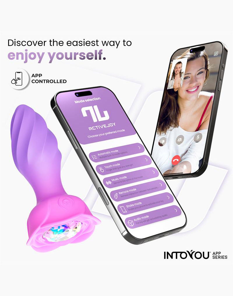 IY Moxy - Buttplug 360º Roterende Buttplug - App Control - Lila-Rimbastore.com