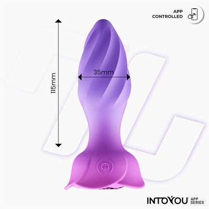 IY Moxy - Buttplug 360º Roterende Buttplug - App Control - Lila-Rimbastore.com
