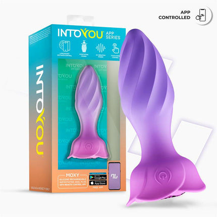 IY Moxy - Buttplug 360º Roterende Buttplug - App Control - Lila-Rimbastore.com