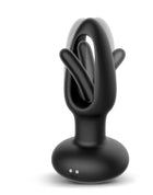IY Sasha - Vibrerende Buttplug met Bewegend Tongetje en Afstandsbediening - Zwart-Rimbastore.com