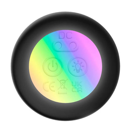 IY Tainy - Stotende Buttplug met Ledverlichting en Afstandsbediening - Zwart-Rimbastore.com
