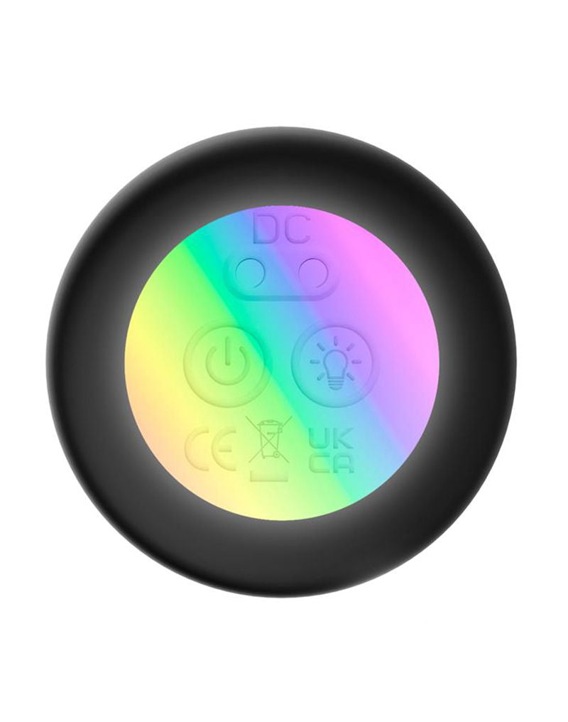 IY Tainy - Stotende Buttplug met Ledverlichting en Afstandsbediening - Zwart-Rimbastore.com