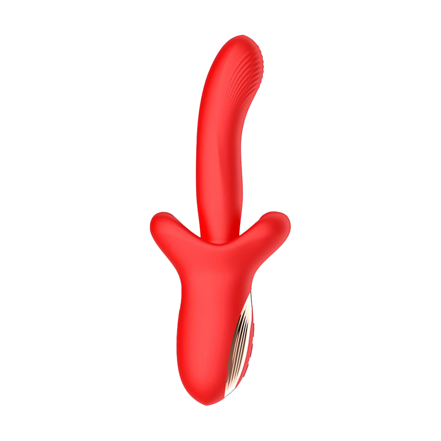 IY - Vyron - Stotende & Knabbelende Vibrator - Rood-Rimbastore.com