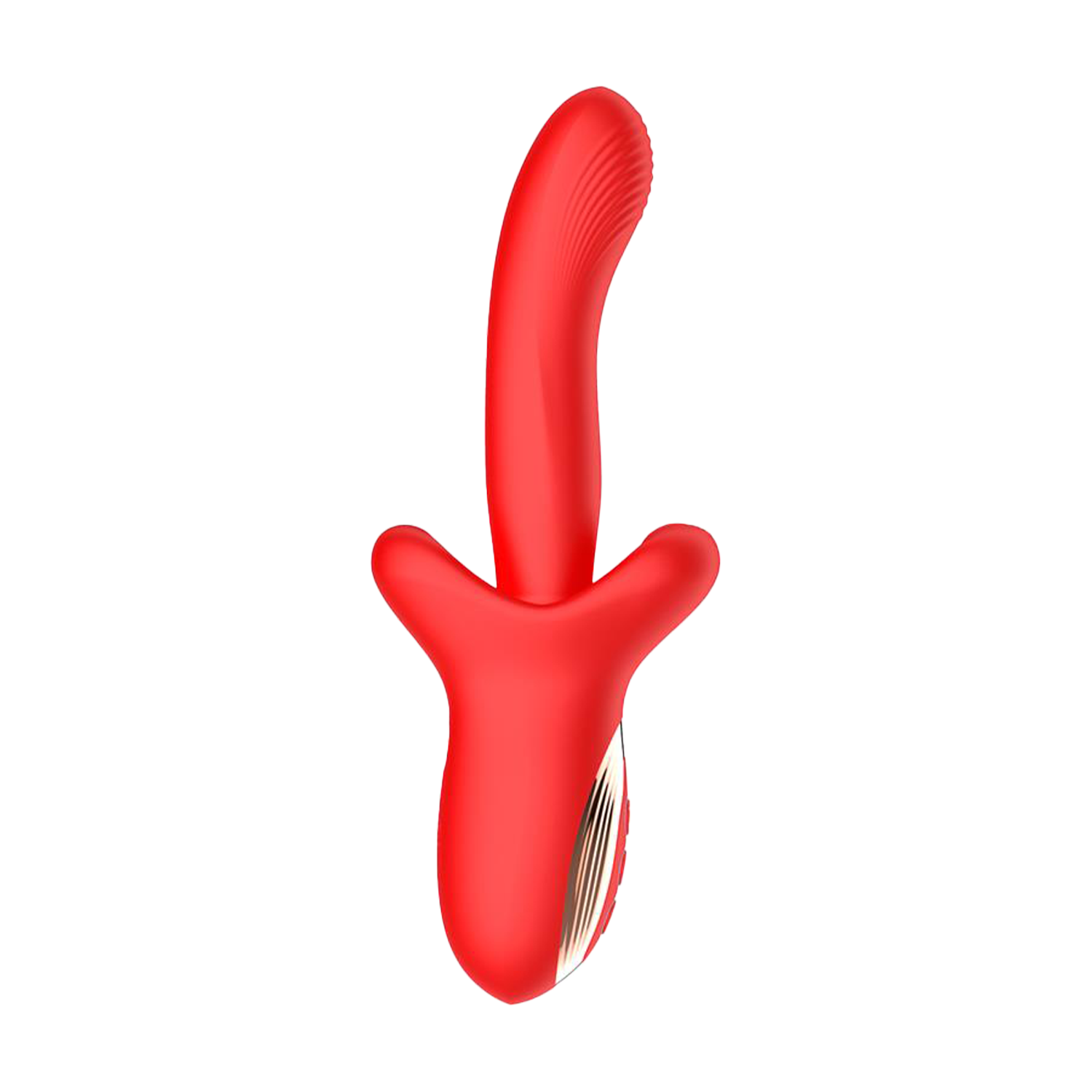 IY - Vyron - Stotende & Knabbelende Vibrator - Rood-Rimbastore.com