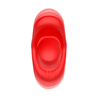 IY - Vyron - Stotende & Knabbelende Vibrator - Rood-Rimbastore.com