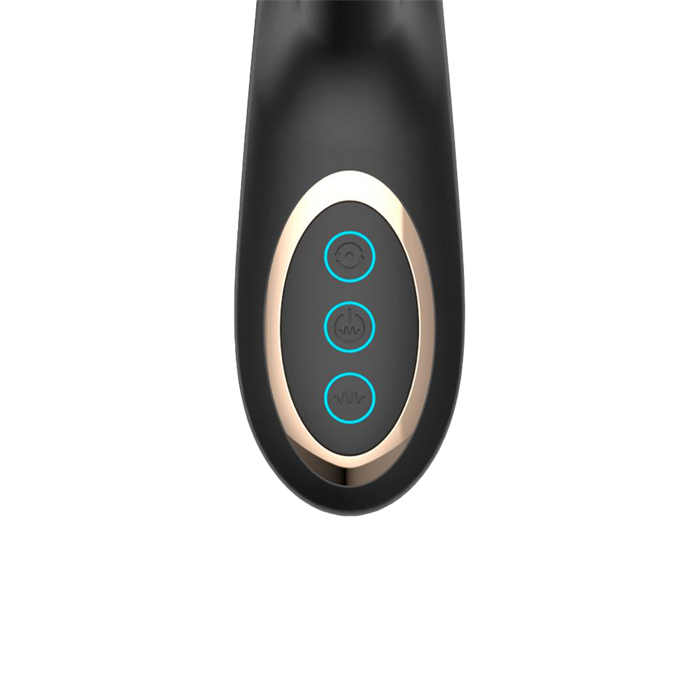 IY - Patty - Rabbit Vibrator met Roterende Bal - Zwart-Erotiekvoordeel.nl