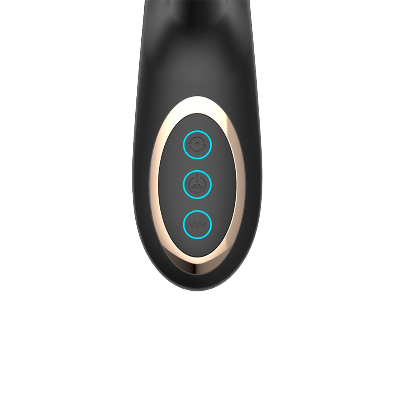 IY - Patty - Rabbit Vibrator met Roterende Bal - Zwart-Erotiekvoordeel.nl