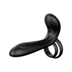 IY - Synkox - Girth Gainer - Vibrerende Verdikkende Penis Sleeve met Afstandsbediening - Zwart-Erotiekvoordeel.nl