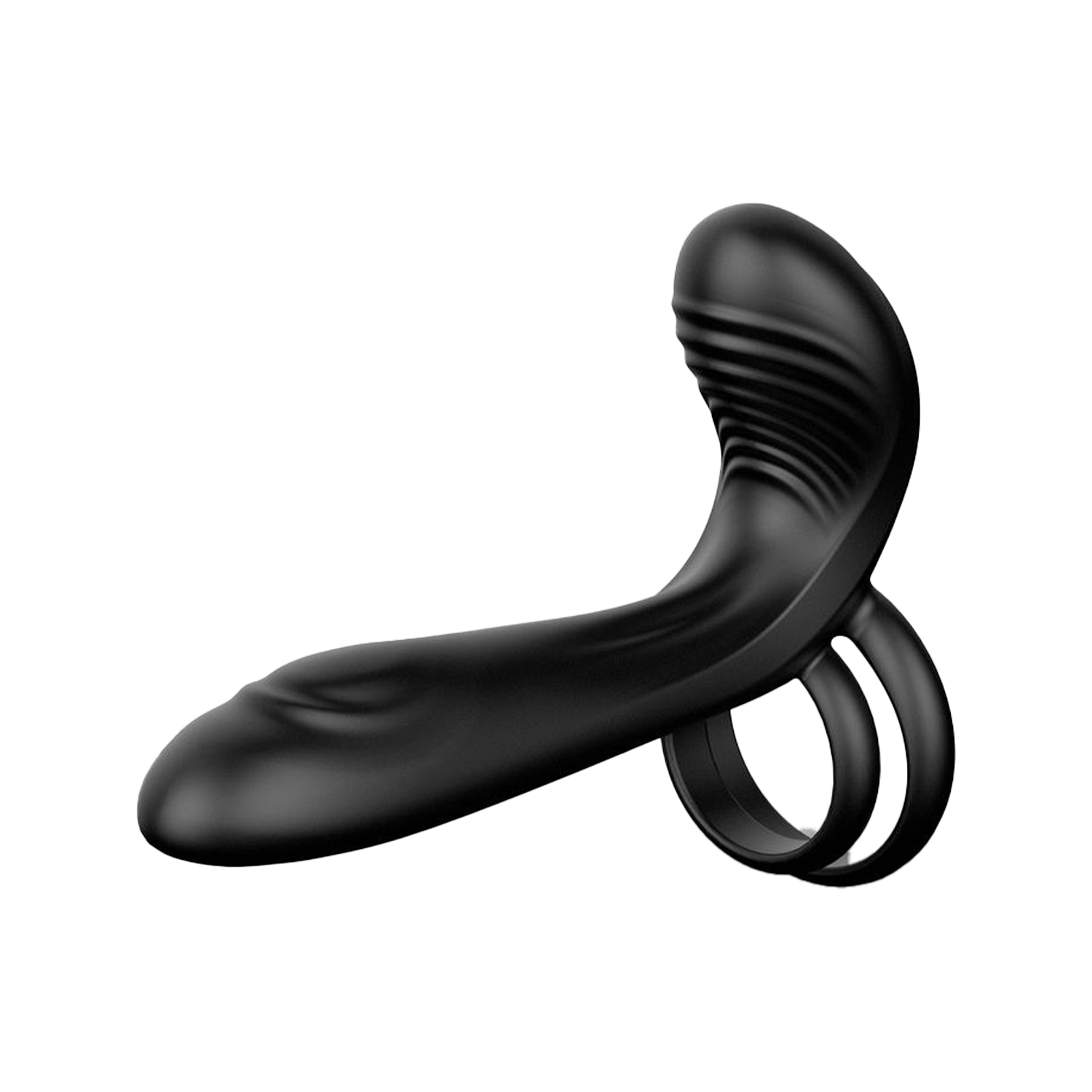 IY - Synkox - Girth Gainer - Vibrerende Verdikkende Penis Sleeve met Afstandsbediening - Zwart-Erotiekvoordeel.nl