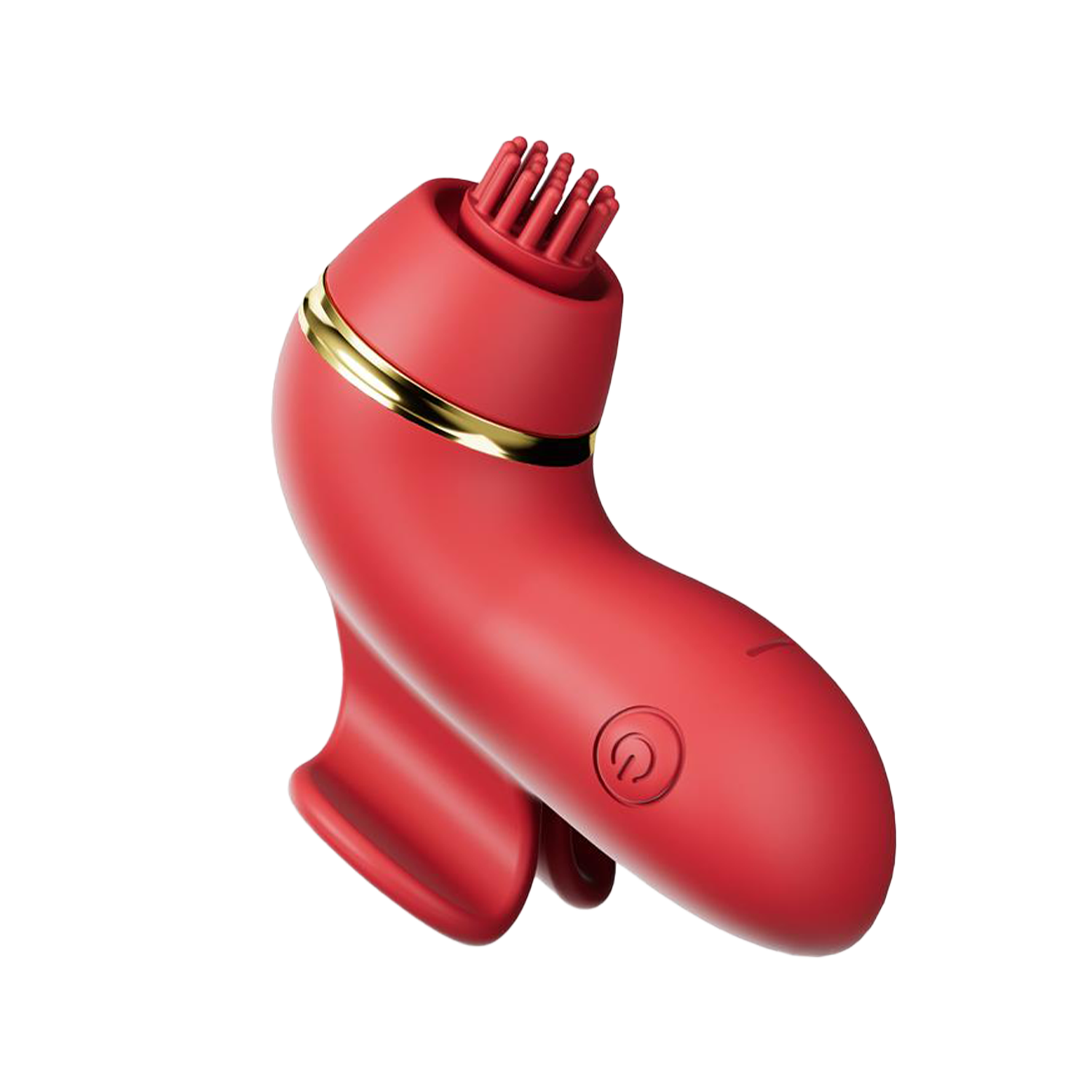 IY- Beeny - Multifunctionele vibrator - Met 4 Opzetstukjes - Rood-Erotiekvoordeel.nl
