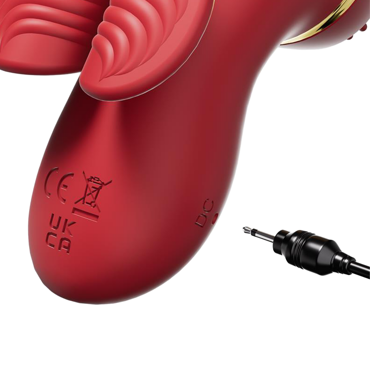 IY- Beeny - Multifunctionele vibrator - Met 4 Opzetstukjes - Rood-Erotiekvoordeel.nl