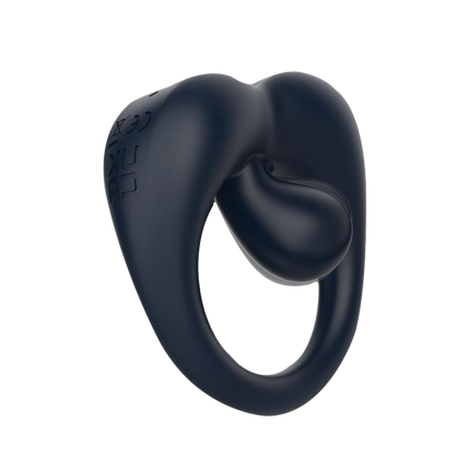 IY - Kenny - Cockring avec stimulateur clitoridien - Contrôle via application - Bleu nuit