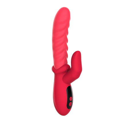 IY - Tingly - Vibrador ondulante con dedo - Control por app - Rosa