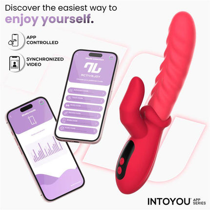 IY - Tingly - Vibrador ondulante con dedo - Control por app - Rosa