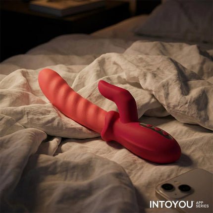 IY - Tingly - Vibrador ondulante con dedo - Control por app - Rosa