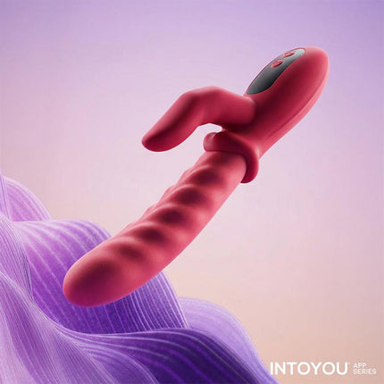 IY - Tingly - Vibrador ondulante con dedo - Control por app - Rosa