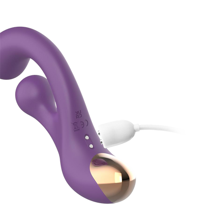 IY - Rolyx - Vibromasseur Rabbit rotatif à 360° - Violet