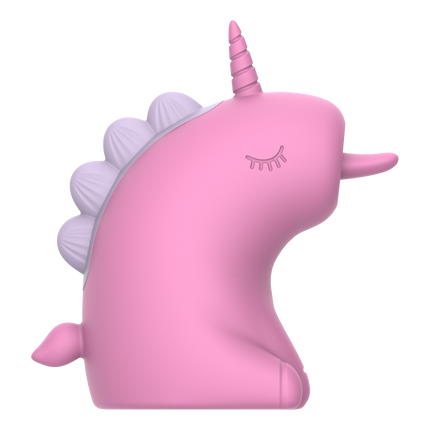 ER - Cupcake Unicorn - Clitoris Vibrator met 360° Roterende Tong - Roze-Erotiekvoordeel.nl