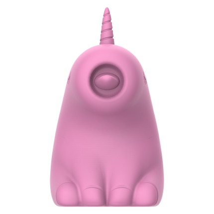 ER - Cupcake Unicorn - Clitoris Vibrator met 360° Roterende Tong - Roze-Erotiekvoordeel.nl