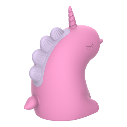 ER - Cupcake Unicorn - Clitoris Vibrator met 360° Roterende Tong - Roze-Erotiekvoordeel.nl