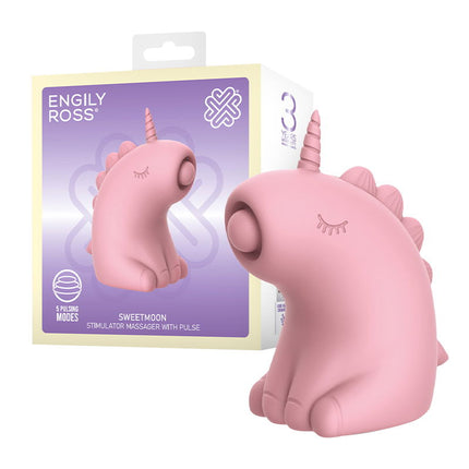 ER - Sweetmoon Unicorn - Clitoris Massager met Pulse - Zachtroze-Erotiekvoordeel.nl