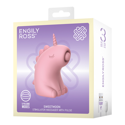 ER - Sweetmoon Unicorn - Clitoris Massager met Pulse - Zachtroze-Erotiekvoordeel.nl