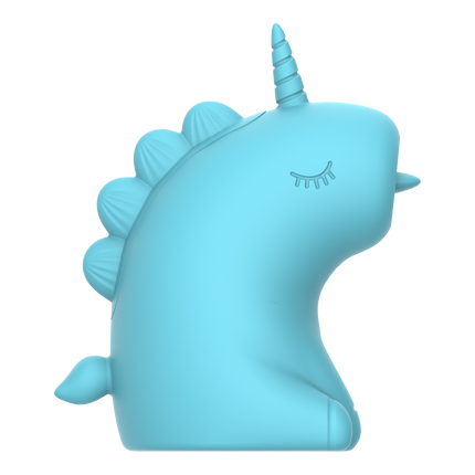 ER - Snowflake Unicorn - Clitoris Vibrator met Likkende Tong - Blauw-Erotiekvoordeel.nl
