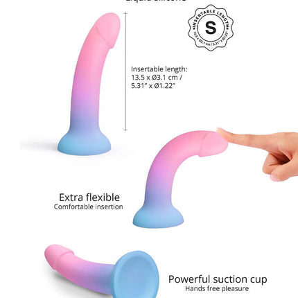 Love to Love - Utopia - Dildolls - Gladde Dildo - Roze/Violet/Blauw-Erotiekvoordeel.nl