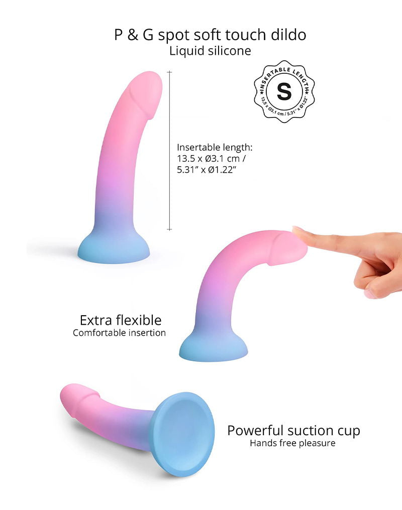 Love to Love - Utopia - Dildolls - Gladde Dildo - Roze/Violet/Blauw-Erotiekvoordeel.nl