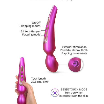 Love to Love - Pleaser - Wandvibrator - Iridescent Berry-Erotiekvoordeel.nl