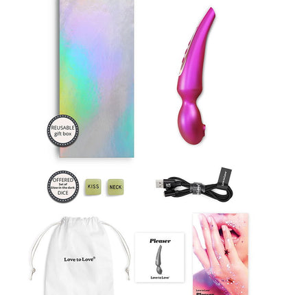 Love to Love - Pleaser - Wandvibrator - Iridescent Berry-Erotiekvoordeel.nl