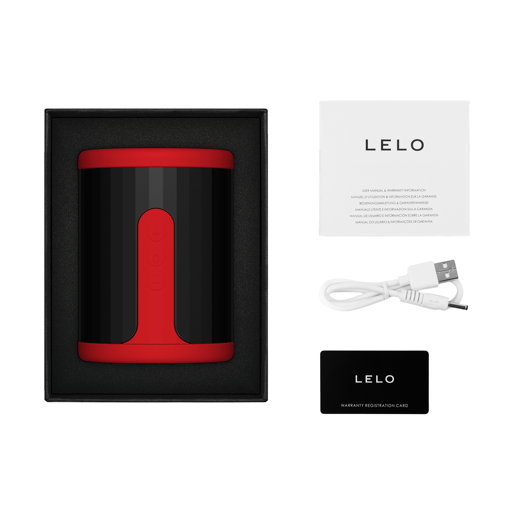 LELO - F2S Master Blaster- Stamina Trainer & Stroker - App Control - Rood-Rimbastore.com
