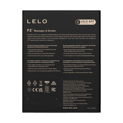 LELO - F2S Master Blaster- Stamina Trainer & Stroker - App Control - Rood-Rimbastore.com